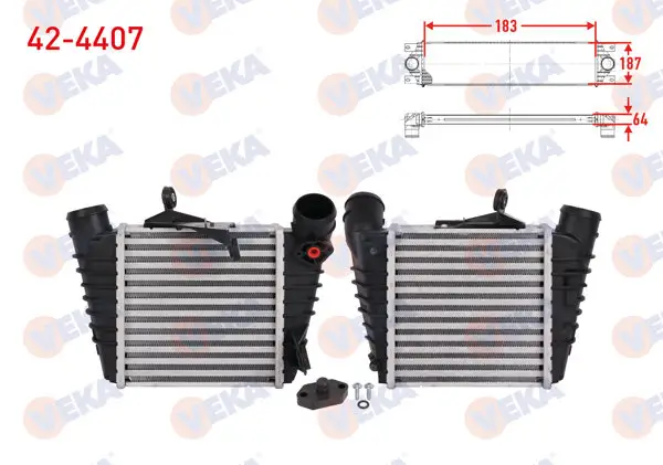 Turbo Radyatörü (Intercooler) Volkswagen Polo (9N_) 1.4 TDI 2001-2012