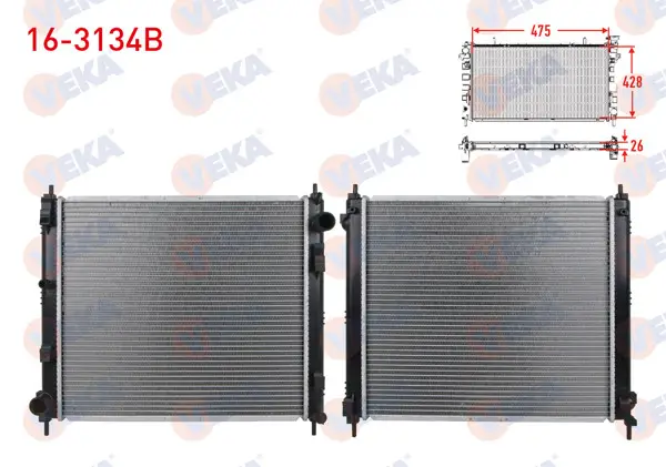 Su Radyatörü Brazing Nissan Juke 1.5 DCI A-T / M-T 2010-2014