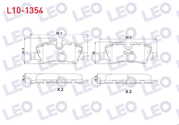 Fren Balata Arka Mini Cooper One (F56) 1.2 2013-/ Mini Cooper One (F56) 1.5 2013-/ Mini Cooper S (F56) 2.0 2013-/ Mini Cooper (F56) 1.5 D 2013-/ Mini Cooper One (F56) 1.5 D 2013 -