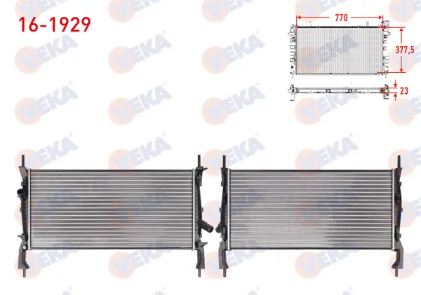 Su Radyatörü Mekanik Ford Transit (V347) 2.2 TDCI M-T Ac + 2009-2014