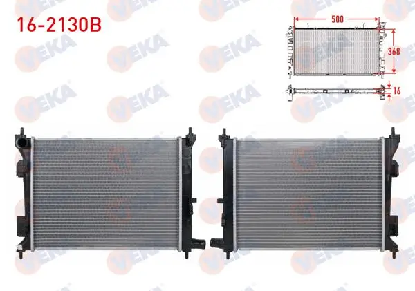 Su Radyatörü Brazing Hyundai Accent Blue 1.4 Cvvt M-T 2012 -
