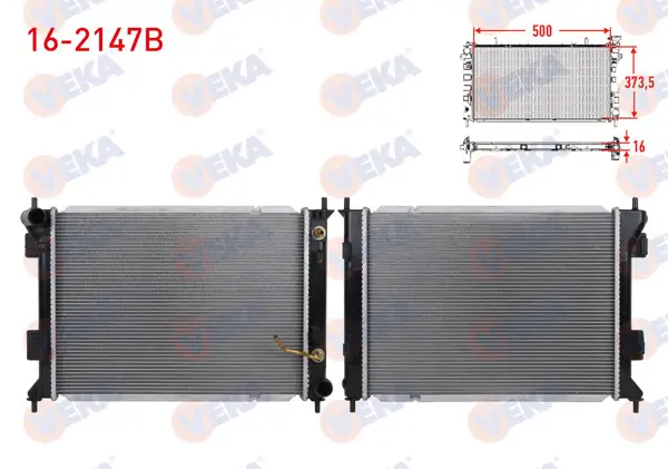Su Radyatörü Brazing Hyundai Ix20 (Jc) 1.4İ A-T Ac + /-2010 -