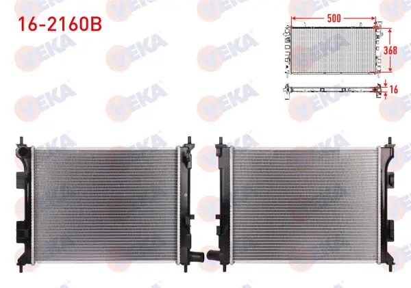 Su Radyatörü Brazing Hyundai i20 (Pbt) 1.2İ 16V M-T Ac + /-2012-2014