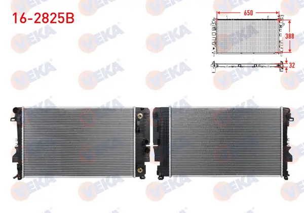 Su Radyatörü Brazing Mercedes Vito (W639) 113 CDI A-T 2003-2014