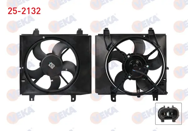 Fan Motoru Su Radyatörü Davlumbazlı Tekli Fan Hyundai Matrix (Fc) 1.6 2001-2010