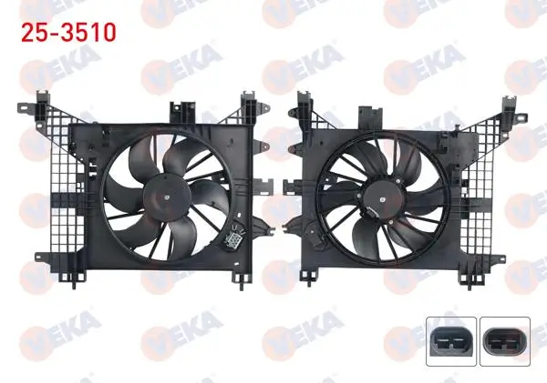 Fan Motoru Su Radyatörü Davlumbazlı Tekli Fanlı Rezistanslı Dacia Duster 1.5 DCI 2012 -
