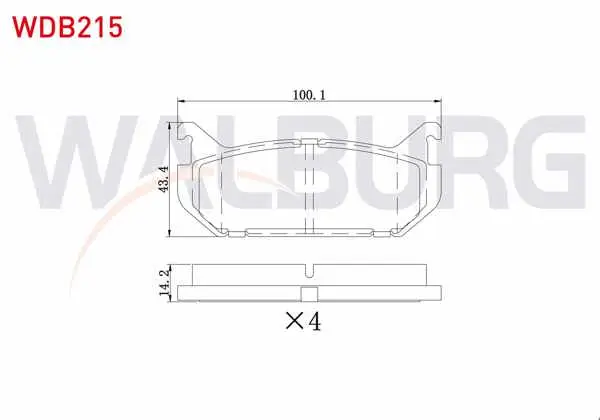 Fren Balata Arka Mazda 626 IV (Ge) 1.8İ 1992-1997 / 626 IV (Ge) 2.0İ 1992-1997 / 626 V (Gf) 1.8İ 1992-1997 / Mx-6 (Ge) 2.0İ 1991-1997 / Xedos 6 (Ca) 2.0İ 1992-1999 / Xedos 6 (Ca) 1.6İ 1992-1999
