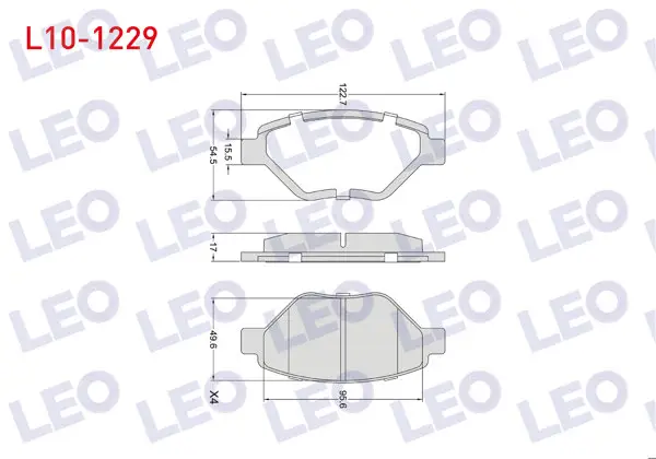 Fren Balata Ön Renault Megane II (Bm0 / 1,Cm0 / 1) 1.4İ 16V 18.30mm 2002-2008