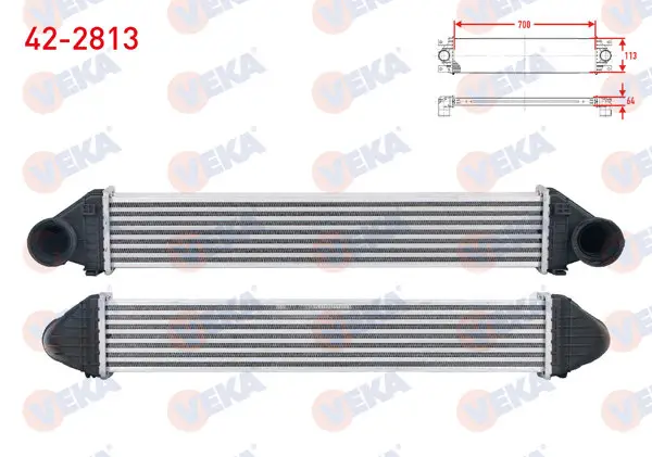 Turbo Radyatörü (Intercooler) Mercedes A Serisi (W169) A 160-A 160 CDI-A 180-A 180 CDI 2004-2012 / B Serisi (W245) B 160-B 180-B 180 CDI-B 200 2005-2011