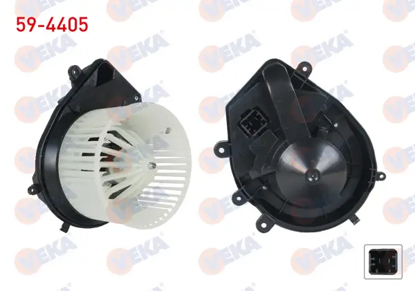Kalorifer Motoru 2 Fişli VW Passat 1996-2000 / Passat 2000-2005 / Audi A4 1994-2001 / Skoda Superb 2002-2010