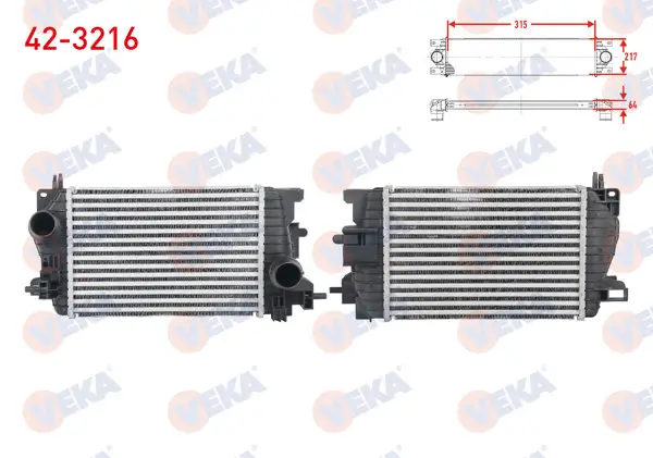 Turbo Radyatörü (Intercooler) Opel Meriva B 1.6 CDTI-1.7 CDTI 2010 -