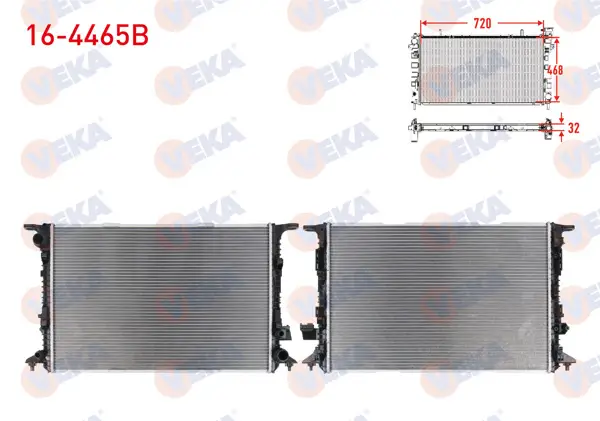 Su Radyatörü Brazing Audi A8 2.0 TFSI-3.0 TDI-3.0 TFSI A-T / M-T Quattro 2009 -