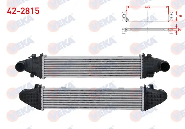 Turbo Radyatörü (Intercooler) Mercedes C Serisi (W204) C 250-E 200 CDI-E 250 Cgı 2007-2014 / Slk (R172) 200-250 2011 -