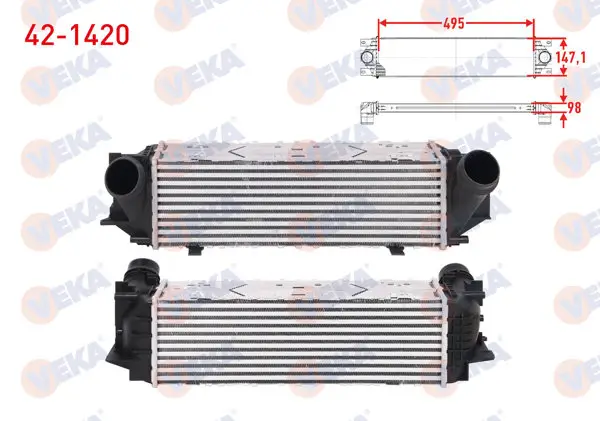 Turbo Radyatörü (Intercooler) BMW 5 (F10) 520 I 184 Hp 1996-2003