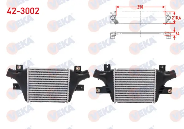 Turbo Radyatörü (Intercooler) Citroen C4 Aircross 1.6 HDI 115 114 Hp 2012 -