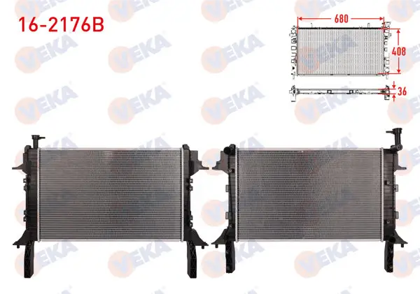 Su Radyatörü Brazing Hyundai H350 2.5 CRDI M-T 2015 -
