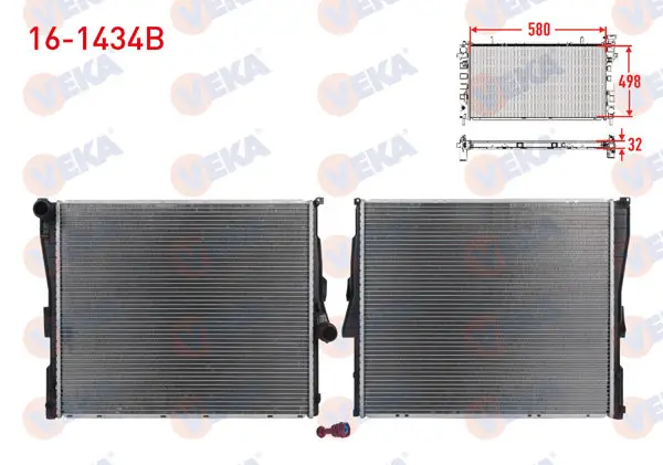 Su Radyatörü Brazing BMW X3 (E83) 2.0 D-2.0İ-2.5İ-3.0 D A-T / M-T 2004-2010