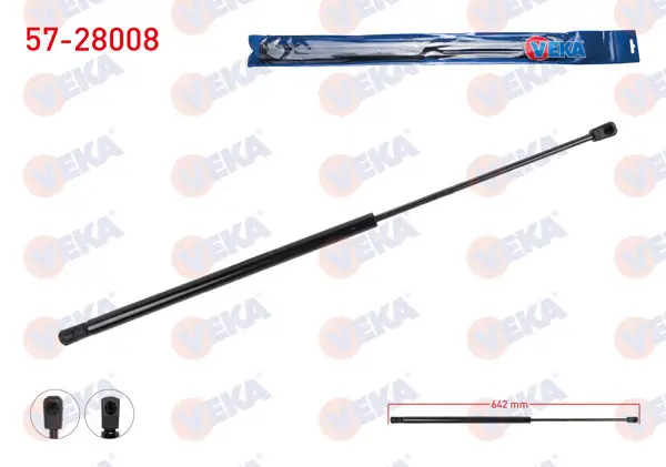Bagaj Amortisörü 642mm / 510N Mercedes M Serisi (W163)