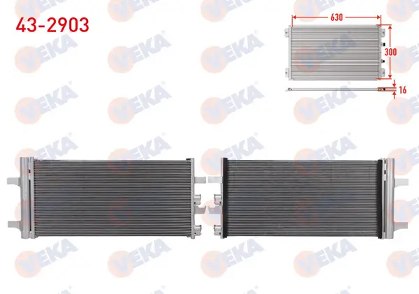 Klima Radyatörü Mini Cooper (F55) 1.5-1.5 D 2013-/ Cooper S (F55) 2.0 2013-/ Clubman (F54) 1.5 2014 -