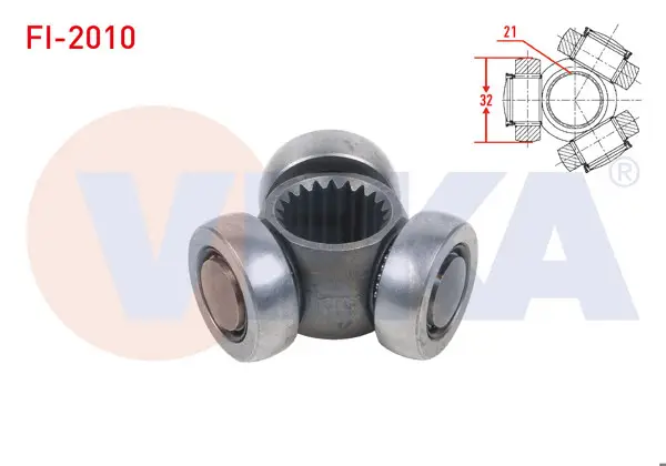 Aks Mafsalı Sol-Sağ On 32X21 Fiat Doblo 01-/ Egea 15-/ 500L 13-/ Fiorino 07-/ G.Punto 05-/ Punto 06-/ Stilo 05-/ Panda 03-/ Alfa Romeo Mıto 08 -