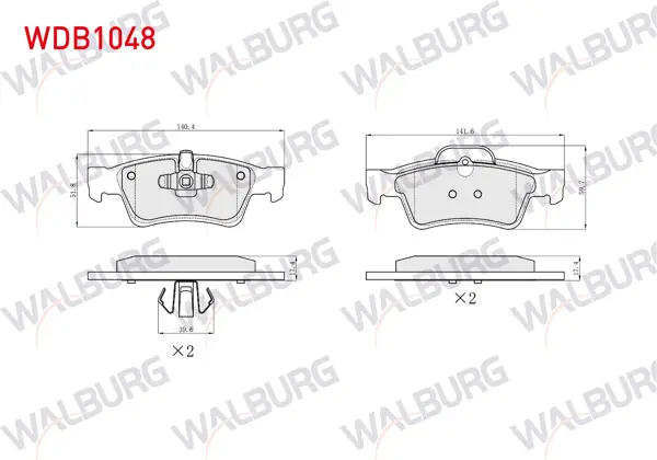 Fren Balata Arka Mercedes Ml 2005-/ R Serisi (W251,V251) R 320 CDI 2006-/ R Serisi (W251,V251) R 350 2006-/ R Serisi (W251,V251) R 500 2006 -
