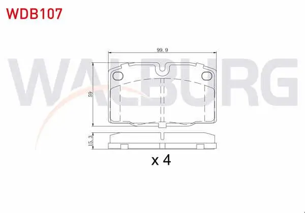 Fren Balata Ön Opel Vectra A 1.4 1988-1995 / Vectra A 1.6 1988-1995 / Vectra A 1.8 1988-1995 / Corsa A 1.2 1983-1993 / Corsa A 1.4 1983-1993 / Vectra A 1.7 D 1988-1995 / Tigra A 1.6 16V 1994-2000