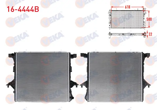 Su Radyatörü Brazing Volkswagen Amarok 2.0 Tdı M-T Ac + /-2010 -