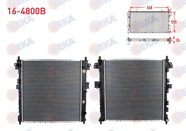 Su Radyatörü Brazing Ssangyong Kyron 2.0 Xdı A-T / M-T Ac + /-2005-2011