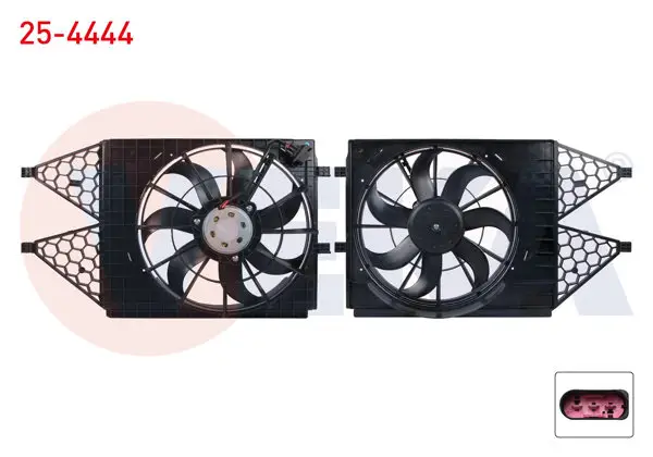 Fan Motoru Davlumbazlı VW Polo (9N) 1.4 16V 2001-2007 / Polo V (6R1) 1.4 TSI 2012-2014 / Skoda Fabia I Sedan (6Y3) 1.4 16V 2006-2007 / Fabia II (542) 1.6 TDI 2010-2014