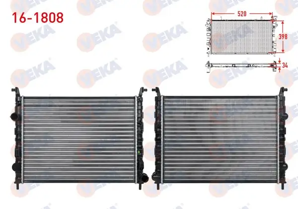 Su Radyatörü Mekanik Fiat Albea 1.3 Mjt M-T 2003-2007
