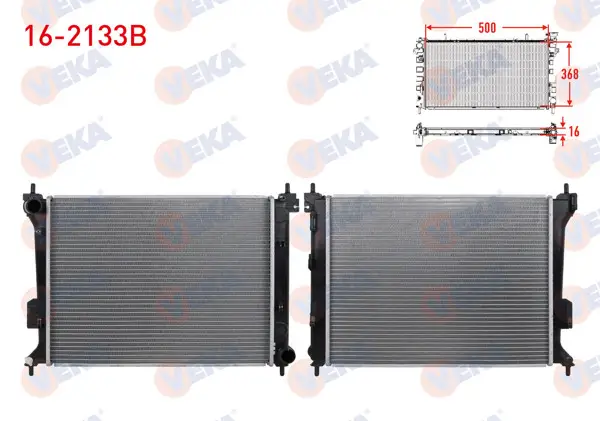Su Radyatörü Brazing Hyundai i20 (Pb, Pbt) 1.2 M-T Ac + /-2008-2015