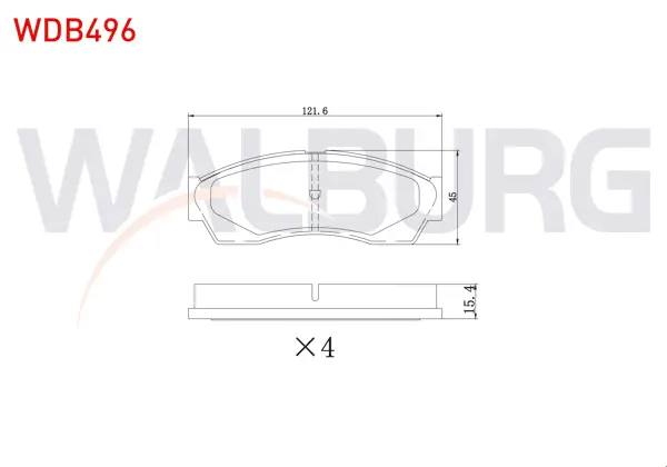 Fren Balata Ön Tata Indıca 1.4 L 1998-2003 / Indıca 1.4 D 1998-2003 / Indıgo 1.4 2003-/ Indıgo 1.4 D 2003-/ Rover Cıtyrover 1.4İ 2004-2005