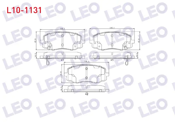 Fren Balata Ön Ikazlı Kia Picanto (Ba) 1.25 2004-2011 / Picanto (Ba) 1.1İ 2004-2011 / Hyundai i10 (Pa) 1.1İ 12V 2008-2013 / i10 (Ba) 1.0 D-Cvvt 2013-/ i10 (Ba) 1.2 D-Cvvt 2013 -
