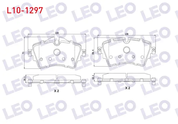 Fren Balata Ön BMW 2 Serisi (F45) 218 İ 2014 -