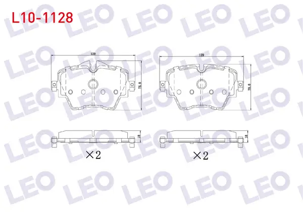 Fren Balata Ön BMW 2 (F45) 218 İ-220 D 2014-/ 3 (G20) 320İ-320D 2018-/ 5 (G30, F90) 520 D 2016-/ X1 (F48) 2.0 D 2014-/ Mini Cooper Clubman (F54) 1.5İ 2014-/ Countryman (F60) 1.5 D-1.6 2016 -