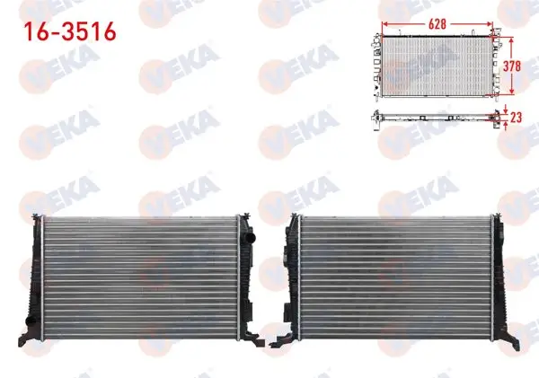 Su Radyatörü Mekanik Dacia Duster 1.5 DCI (K9k 892-894-896-898) 4X4 M-T Ac + 110 Hp 2010 -