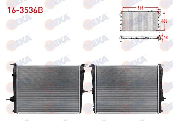 Su Radyatörü Brazing Renault Fluence (L30) 1.6 16V M-T Ac + /-2009 -