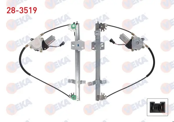 Cam Krıkosu Elektrikli Telli Sağ On Renault R9 1.4-1.6 1985-2000 / R11 Flash 1.7 1987-1995