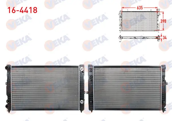 Su Radyatörü Mekanik Volkswagen Passat (3B3) 1.6 A-T 2000-2005