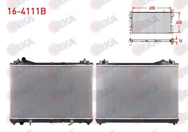 Su Radyatörü Brazing Suzuki Grand Vitara II (Jt) 2.0İ A-T 2005 -