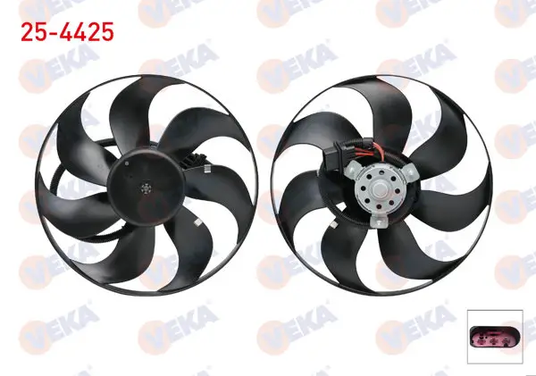 Fan Motoru (Motor + Pervane) Su Radyatörü Volkswagen Golf IV (1J1) 1.6İ 1997-2005