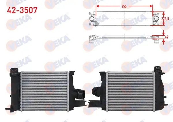Turbo Radyatörü (Intercooler) Renault Symbol III (Jz0 / 1) 1.5 DCI 2012 -
