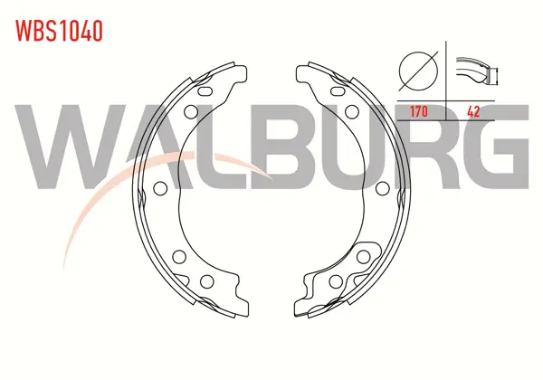 El Fren Balatası Fiat Ducato (244) 2.8 JTD 170X42 mm 2002-2006 / Boxer II 2.2 HDI 2002-2006 / Boxer II 1.9 TD 2002-2006 / Ducato 2.5 D 2002-2006 / Jumper II 1.9 D 2002-2006 / Boxer II 2.5 D 2002-2006