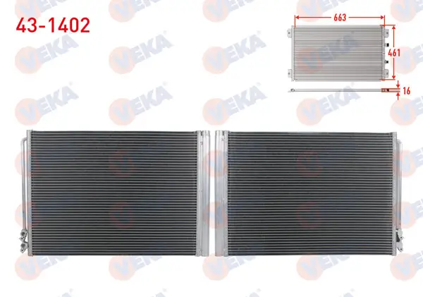 Klima Radyatörü BMW 5 Serisi (F10) 520D, 525D, 530D, 535İ 2010-2016 / 6 Serisi (F12) 640D, 640İ 2011-2018 / 7 Serisi (F01,F02,F03,F04) 730D, 740D, 740İ 2011-2015