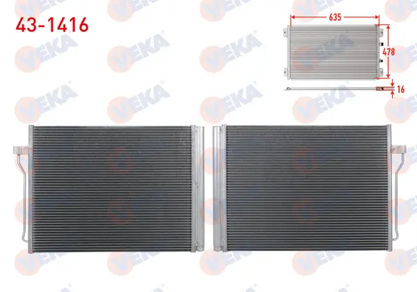 Klima Radyatörü BMW 5 Serisi (F10) 523 İ 2010 -