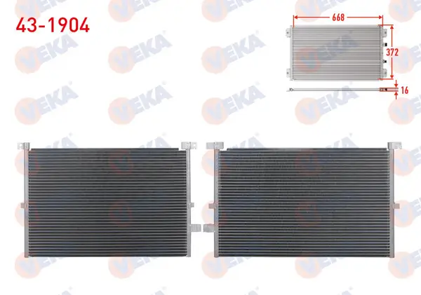 Klima Radyatörü Ford Mondeo III 1.8 16V 2000-2007