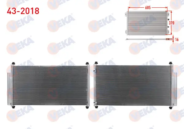 Klima Radyatörü Honda Civic Ix 1.6İ 2012-2016