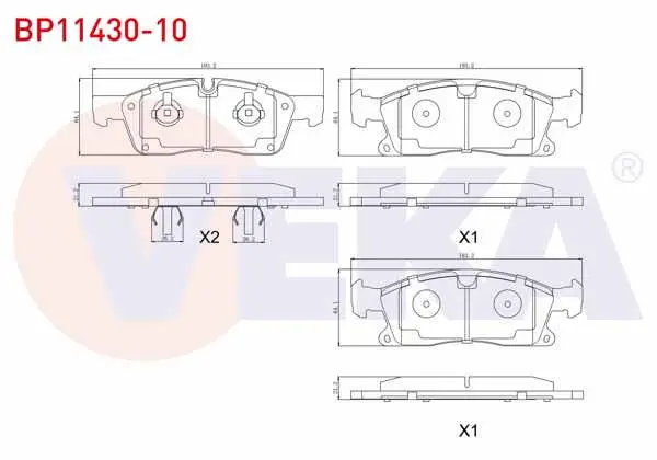 Fren Balata Ön Mercedes M Serisi (W166) Ml 250 CDI 2011 -