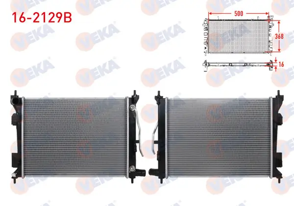 Su Radyatörü Brazing Hyundai Accent Blue 1.4 Cvvt A-T 2012 -