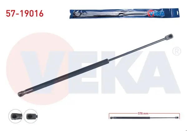 Bagaj Amortisörü 578mm / 325N Ford Fiesta IV 5 Kapı 1995-2002 / Mazda 121 III 1996-2003